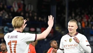 Kevin de Bruyne i Erling Haaland
