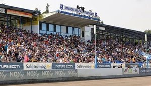 Stadion Unii Tarnów. Trybuna główna.