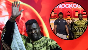 Francis Ngannou podgrzał atmosferę przed walką z Anthonym Joshuą