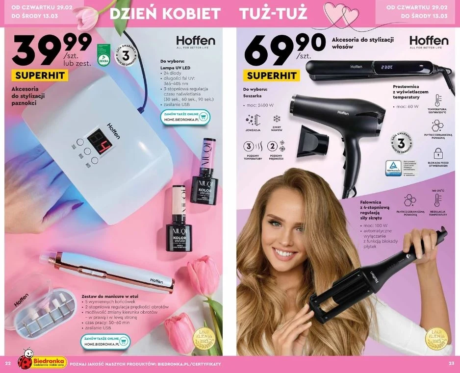 Biedronka oferuje lampę i frezarkę do stylizacji paznokci!