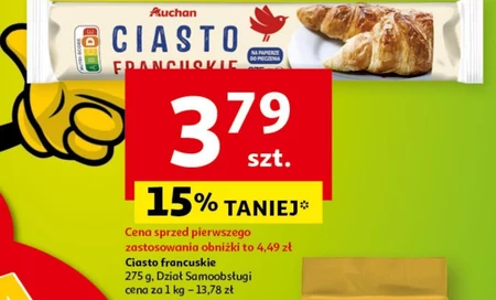 Ciasto francuskie Auchan
