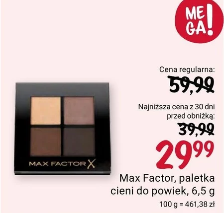 Paleta cieni do powiek Max Factor
