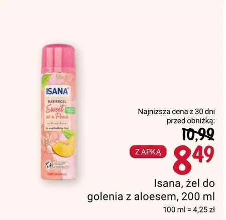 Żel do golenia Isana