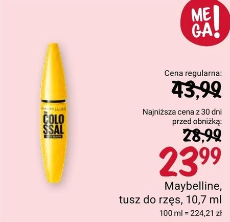 Tusz do rzęs Maybelline