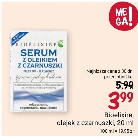 Olej z czarnuszki Bioelixire
