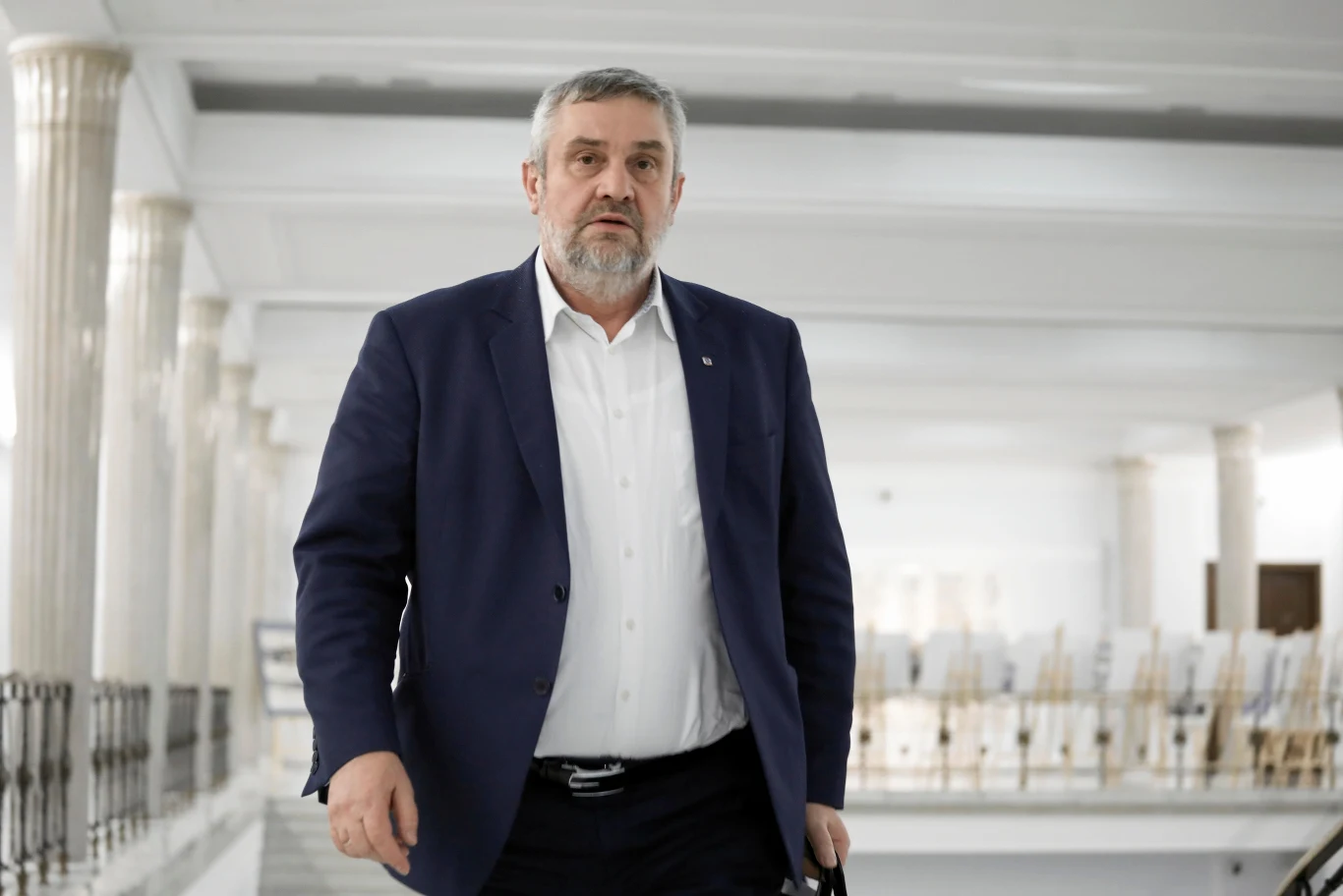 Jan Krzysztof Ardanowski na sejmowym korytarzu (zdj. arch.) Jan Krzysztof Ardanowski na sejmowym korytarzu (zdj. arch.)