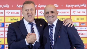 Cezary Kulesza, prezes PZPN-u, i Michał Probierz selekcjoner reprezentacji Polski