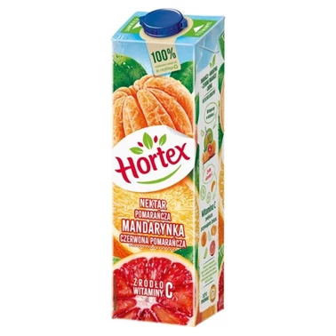 Hortex Nektar pomarańcza mandarynka czerwona pomarańcza 1 l  - 0