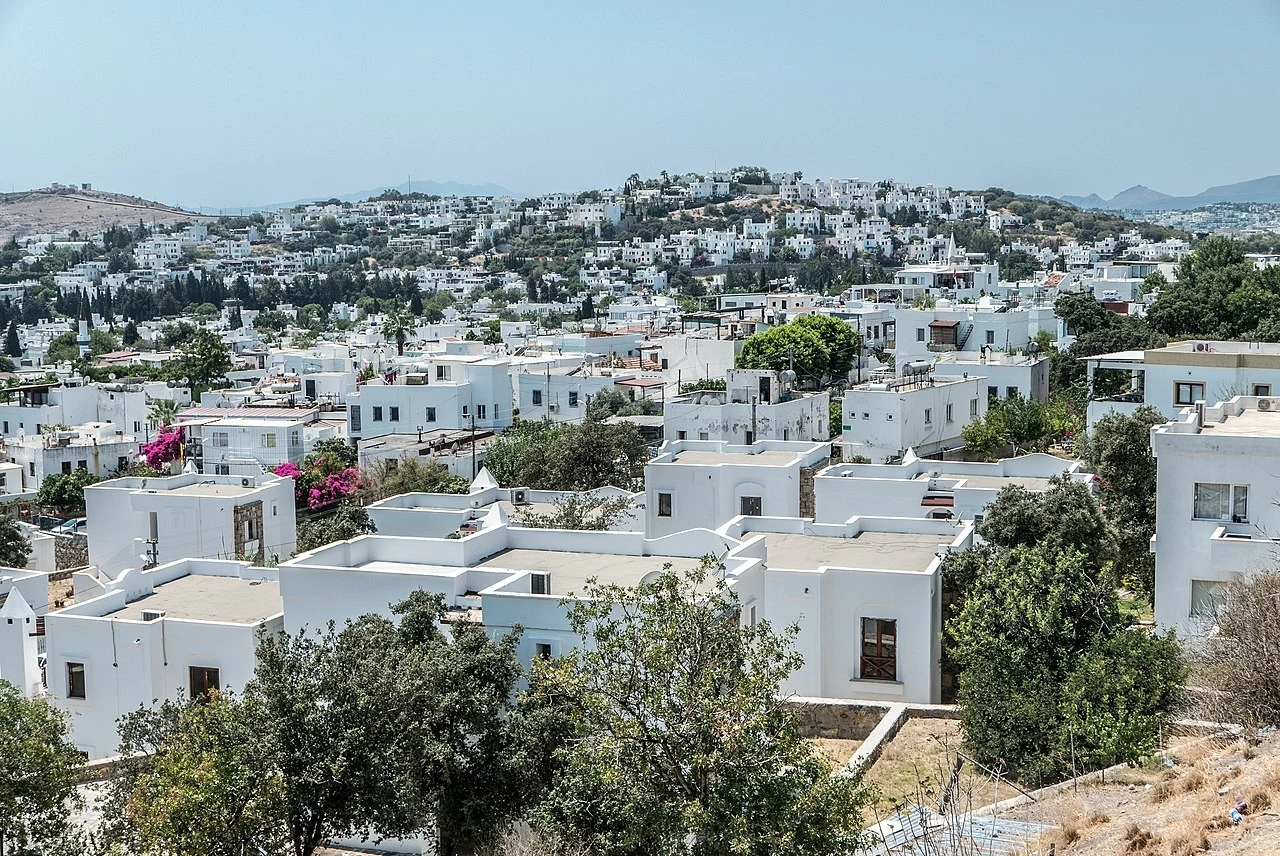 Krajobraz miasta Bodrum, Turcja Krajobraz miasta Bodrum, Turcja