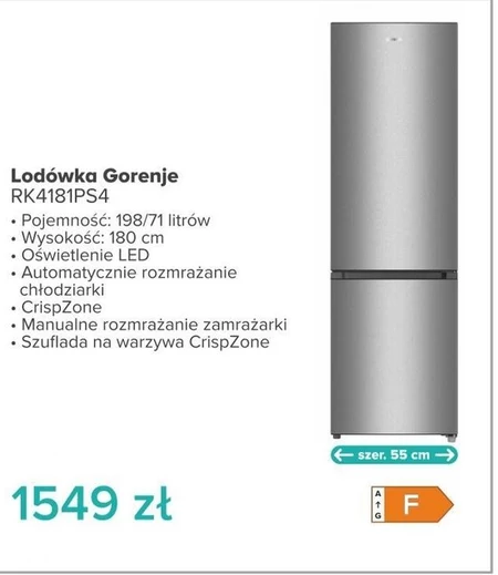 Lodówka Gorenje