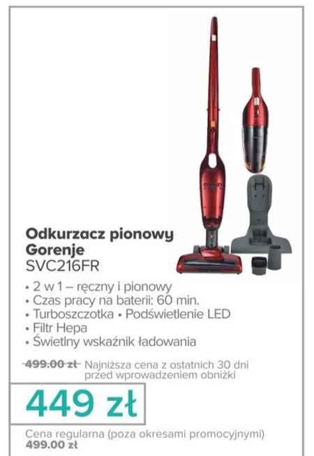 Odkurzacz Gorenje