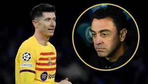 Hitowy transfer "Lewego"? Xavi nie zaprzeczył. A później takie słowa o Polaku