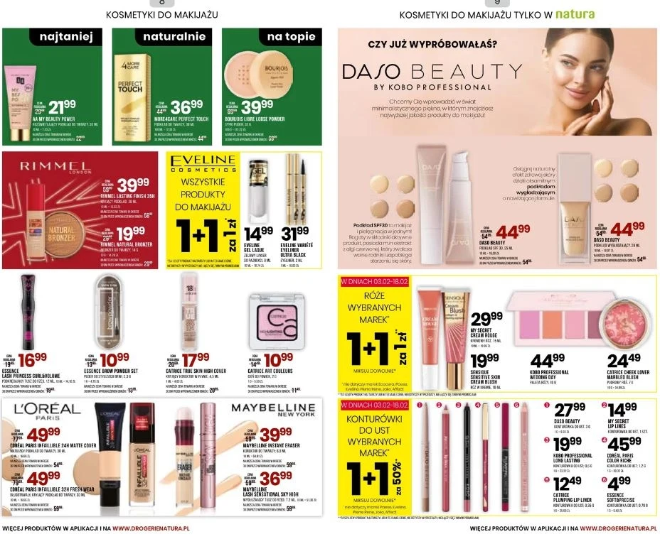 Drogerie Natura oferują kosmetyki za 1 zł!
