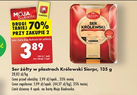Sierpc Ser królewski plastry 135 g