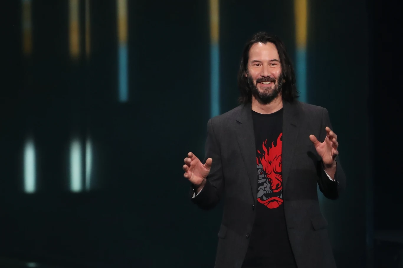 Keanu Reeves wcielił się w grze Cyberpunk 2077 w postać Johnny'ego Silverhanda Keanu Reeves wcielił się w grze Cyberpunk 2077 w postać Johnny'ego Silverhanda