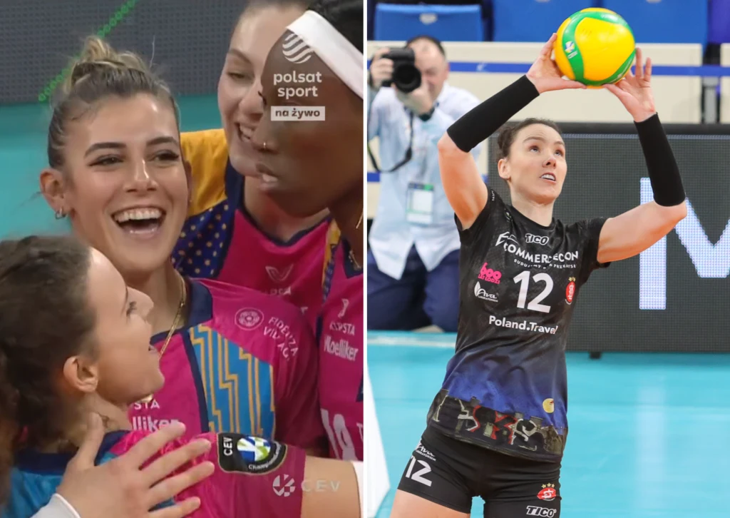 Roberta Ratzke (z prawej) i jej ŁKS Commercecon nie miały szans z drużyną z Włoch