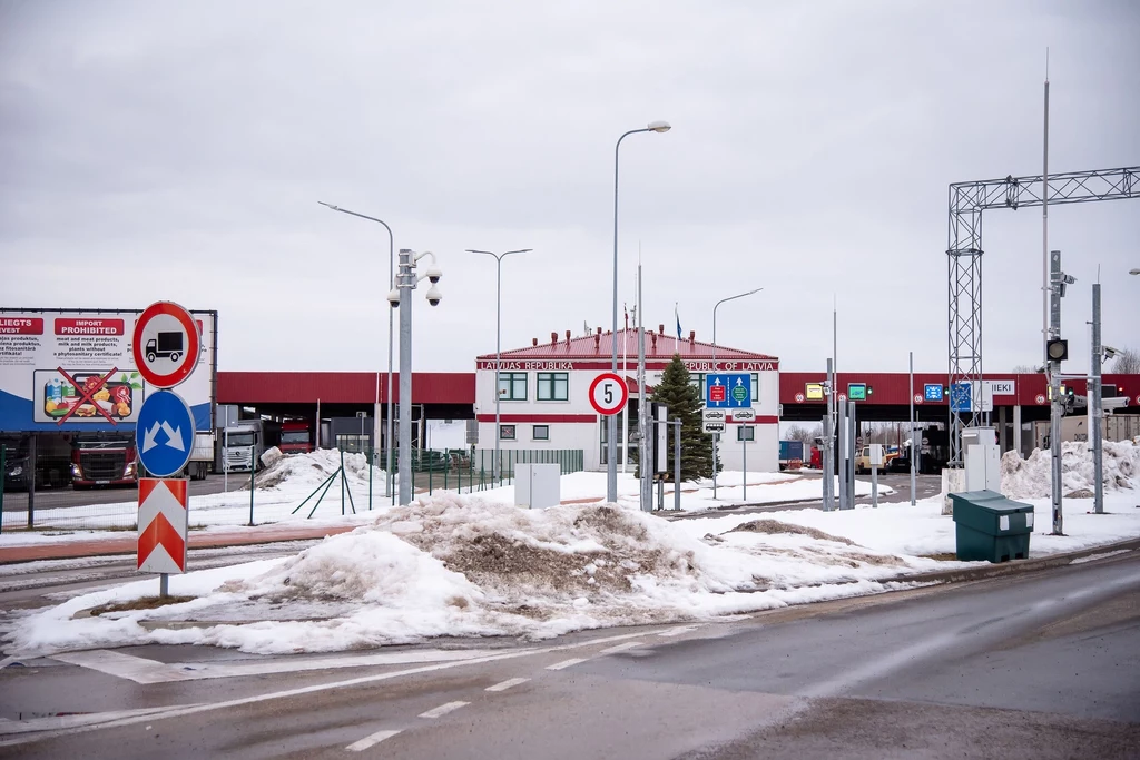 Łotewskie przejście graniczne