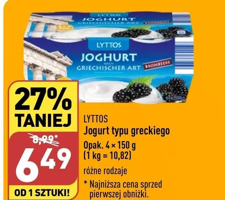 Jogurt typu greckiego Lyttos