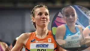 Femke Bol i Tereze Petrzilkova (w ramce)