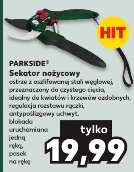 Sekator nożycowy Parkside