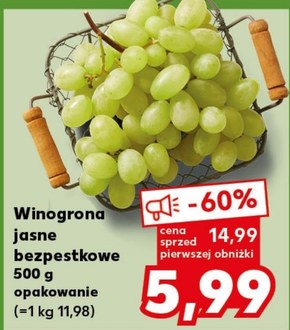 Winogrona niska cena