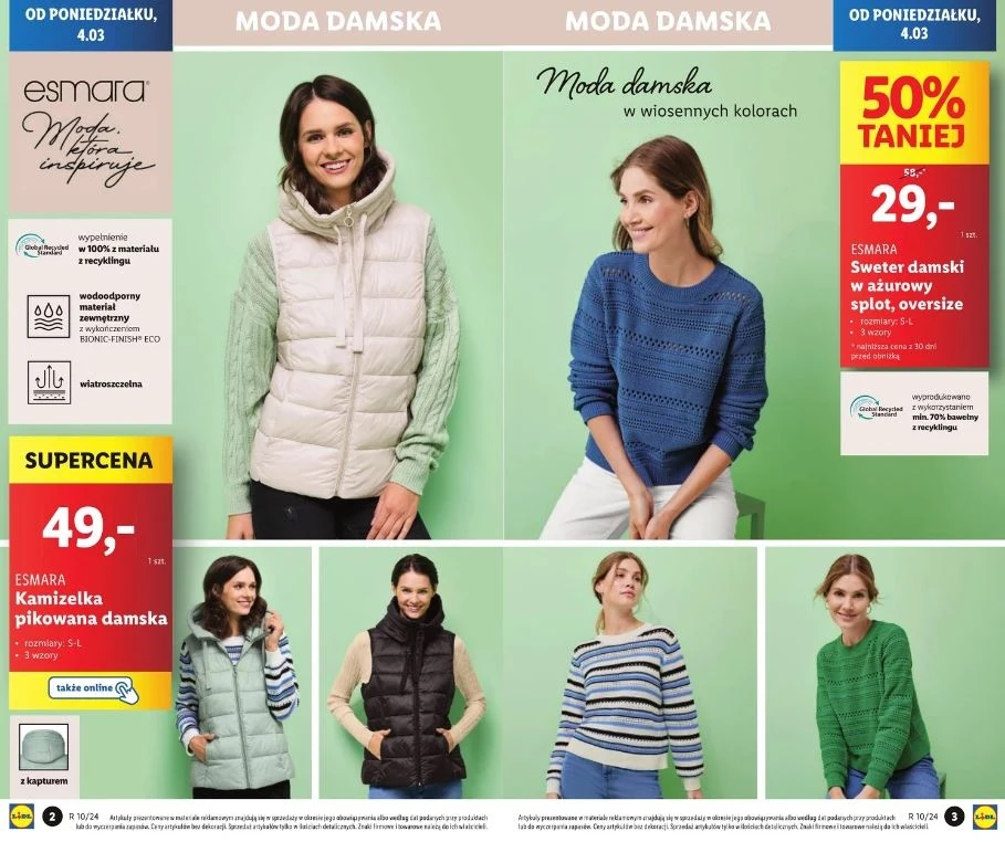 Modne swetry o 50% taniej w Lidlu!