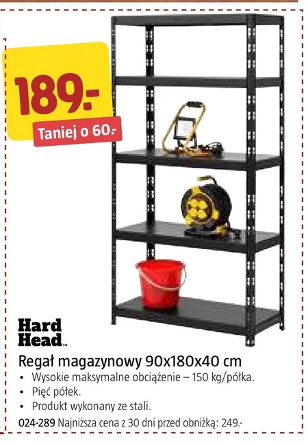 Regał magazynowy Hard Head