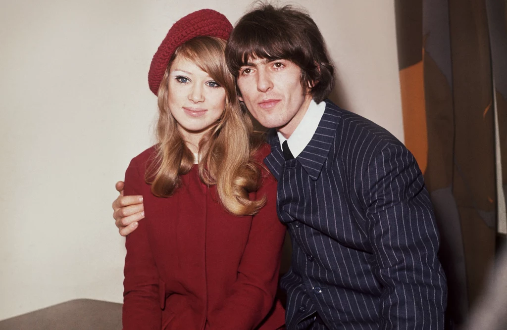 George Harrison i Pattie Boyd w 1966 roku