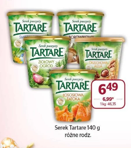 Tartare Serek puszysty łososiowa zatoka 140 g