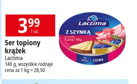 Lactima Ser topiony Cheddar 140 g (8 x 17,5 g)