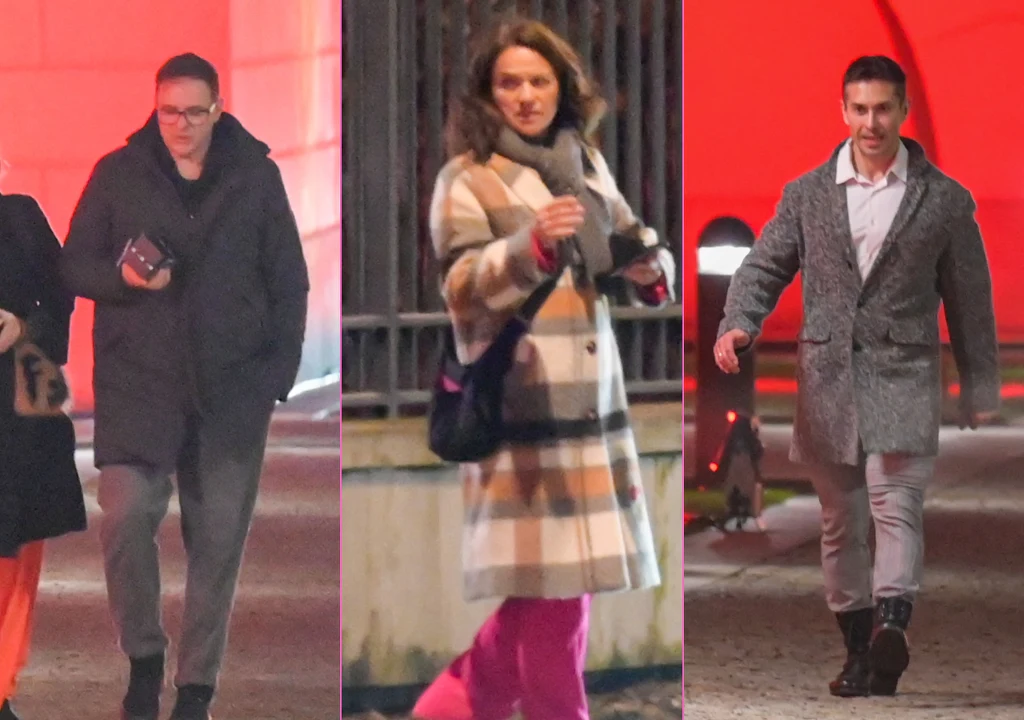 Karolak przyłapany z tajemniczą blondynką, a mąż Skrzyneckiej wraca sam z tajemniczej imprezy