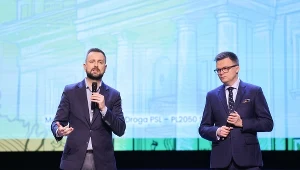 Szymon Hołownia i Wladysław Kosiniak-Kamysz podczas sobotniej konwencji samorządowej