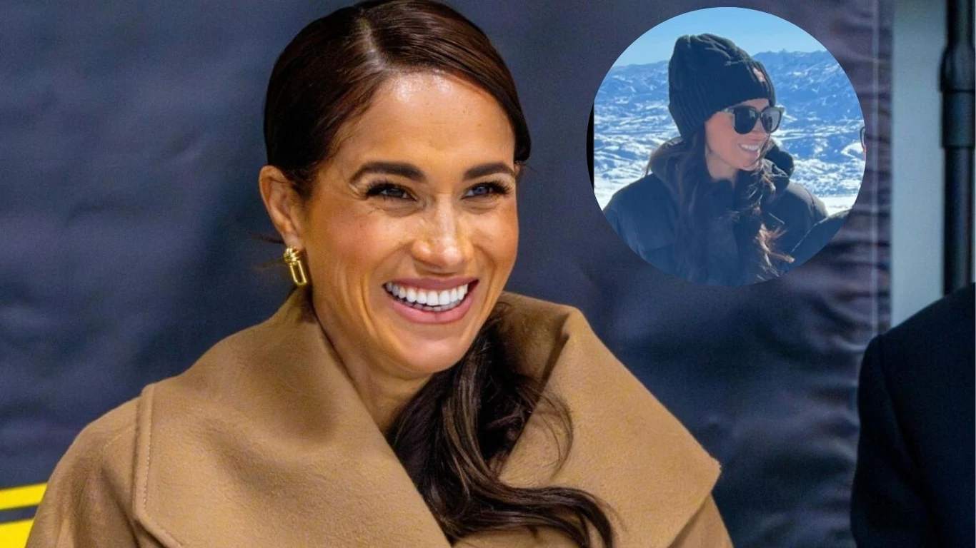 Meghan Markle na nartach z przyjaciołkami Meghan Markle na nartach z przyjaciołkami