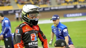 Daniel Bewley szykuje się do startu.