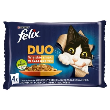 Felix Duo Karma dla kotów wiejskie smaki w galaretce 340 g (4 x 85 g) - 2