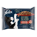 FELIX Deliciously Sliced Wiejskie Smaki Mokra karma dla kota 4x80 g