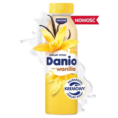 Danio Jogurt pitny smak wanilia 270 g - 0