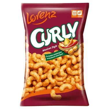 Lorenz Curly Chrupki kukurydziane o smaku pikantnego chilli 100 g - 0