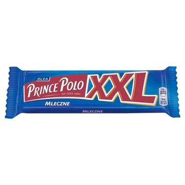 Prince Polo XXL Mleczne Kruchy wafelek z kremem kakaowym oblany czekoladą mleczną 50 g - 1
