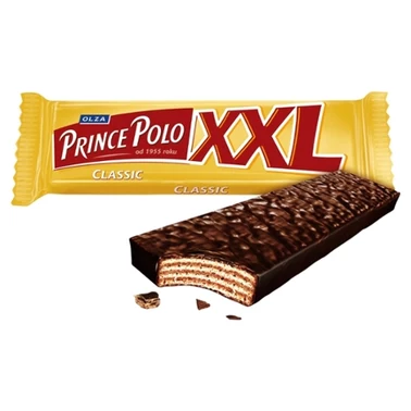Prince Polo XXL Classic Kruchy wafelek z kremem kakaowym oblany czekoladą 50 g - 0