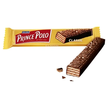 Prince Polo Classic Kruchy wafelek z kremem kakaowym oblany czekoladą 17,5 g - 0
