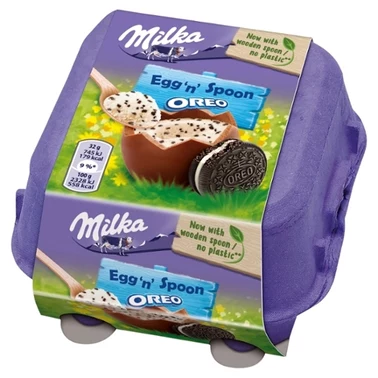 Milka Egg 'n' Spoon Oreo Czekolada mleczna 128 g (4 x 32 g) - 2
