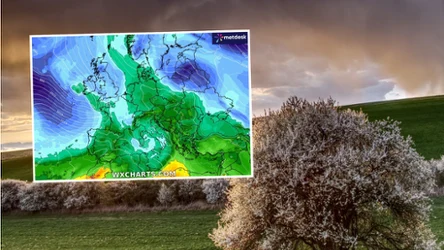 Polska w poniedziałek będzie podzielona pogodowa niemal na pół. Południe będzie zdecydowanie cieplejsze, z temperaturami nawet 16 st. C, ale lokalnie wystąpią też burze