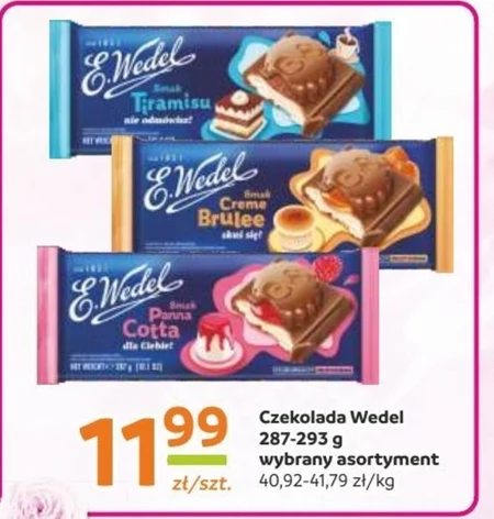 E. Wedel Czekolada mleczna o smaku creme brulee 289 g 