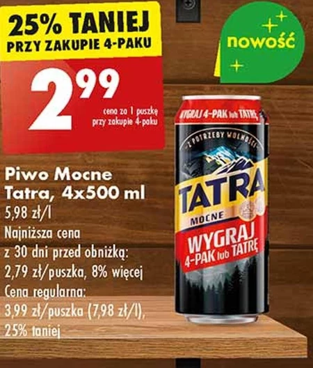 Tatra Piwo mocne 500 ml