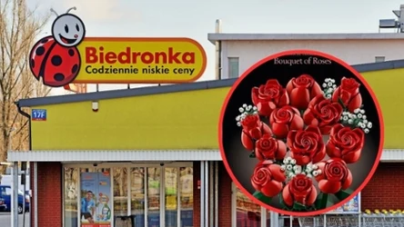 Bukiet róż LEGO na olbrzymiej promocji w Biedronce! 