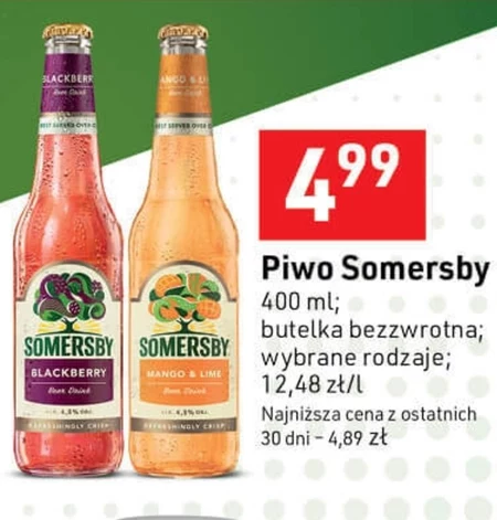 Somersby Napój piwny o smaku arbuzowym 400 ml