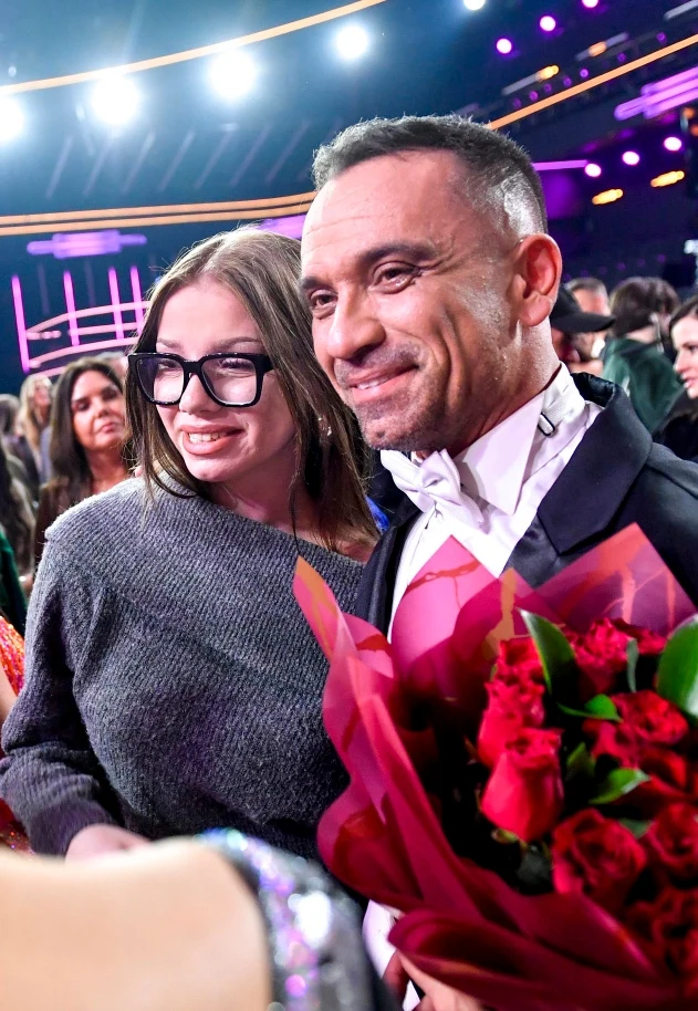 Aleks Mackiewicz z córką Aleks Mackiewicz z córką