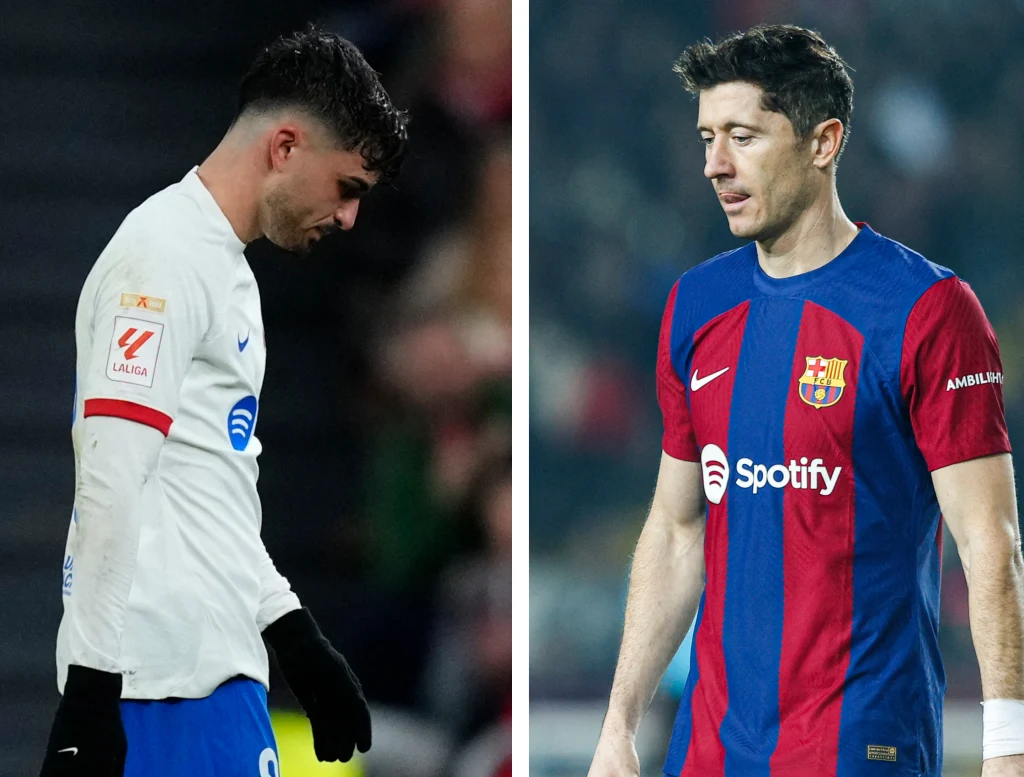 Pedri i Robert Lewandowski Pedri i Robert Lewandowski