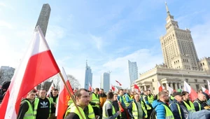 Rolnicy protestują m.in. przeciwko Europejskiemu Zielonemu Ładowi i sprowadzaniu zboża z Ukrainy